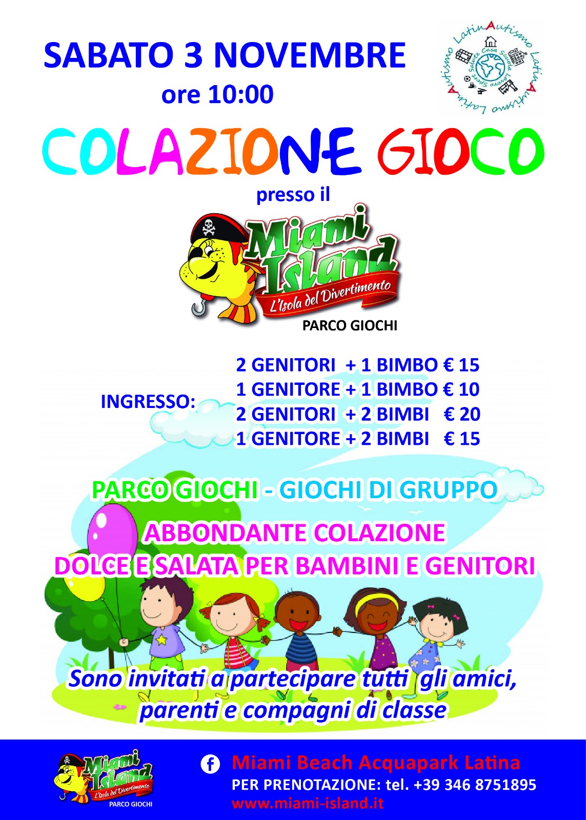 Locandina Colazione Gioco Miami Beach